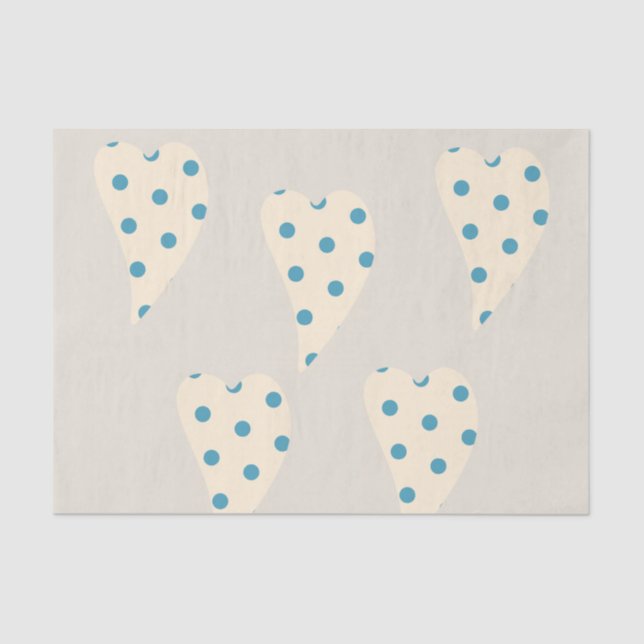 Valentine's Day Tissue Paper Hearts  (Front)