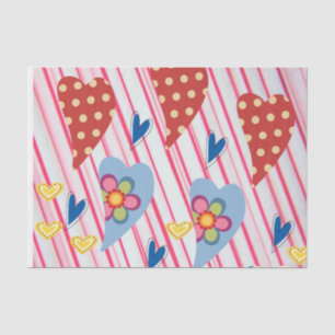 Valentine's Day Tissue Paper Love Hearts 