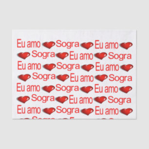 Valentine's Day Tissue Paper Love Sogra Red Hearts