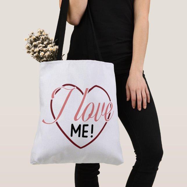 Valentines Day Tote Bag (Close Up)