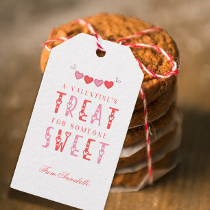 Valentine's Day treat classroom favor gift tag