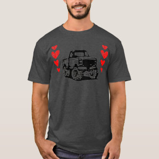 Valentines Day Truck t Red Truck Valentinex27s Day T-Shirt