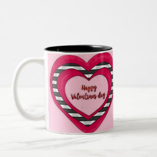 Valentine's Day  Two-Tone Coffee Mug