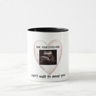 Valentine's Day Ultrasound New Dad Mug