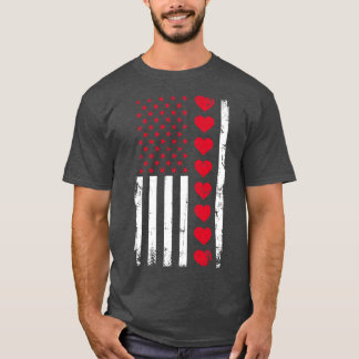 Valentines Day US  hearts T-Shirt