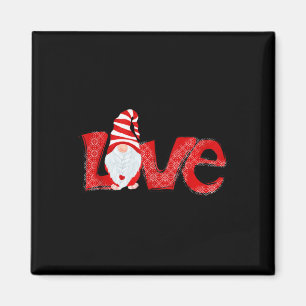 Valentine's Day - Valentine's Day Gnome Love Funny Magnet