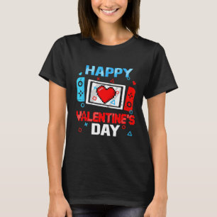 Valentines Day Video Game Controller Heart Boy Tod T-Shirt