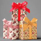 Valentine's Day Vintage Decoupage Heats