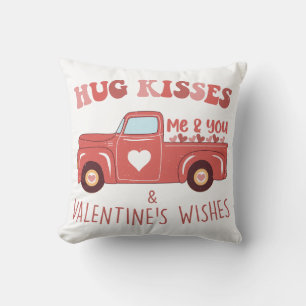Valentine's Day Vintage Truck Cushion
