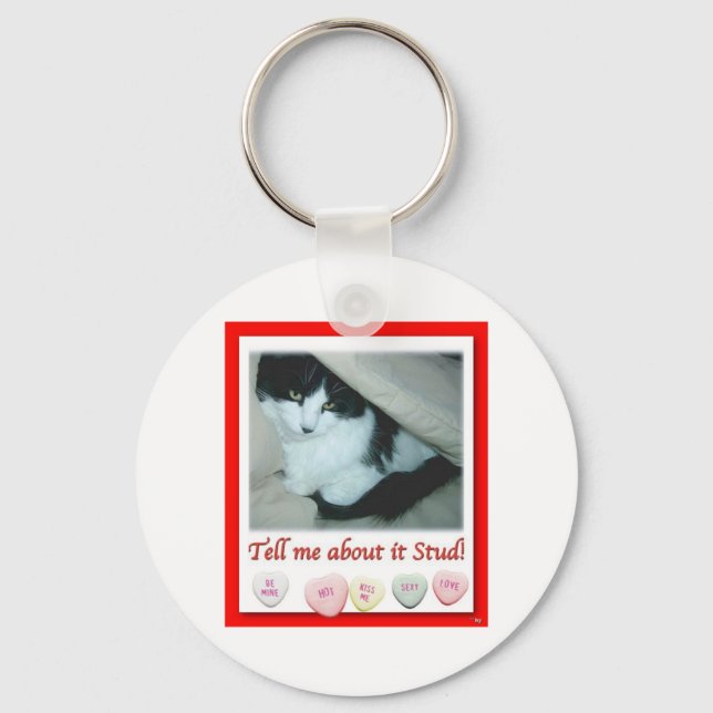 Valentine's Day Wedding Key Ring (Front)