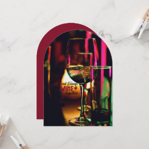 Valentine's Day Wine Charcuterie Friend Party Invitation