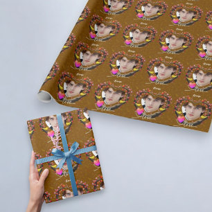 Valentine's Day with Canary bird Wrapping Paper