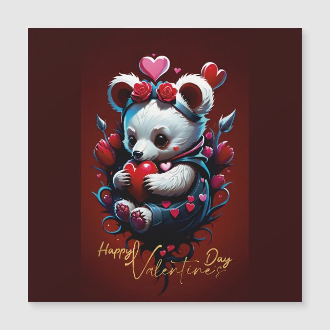 Valentine's Day with Rich Teddy Bear (Front)