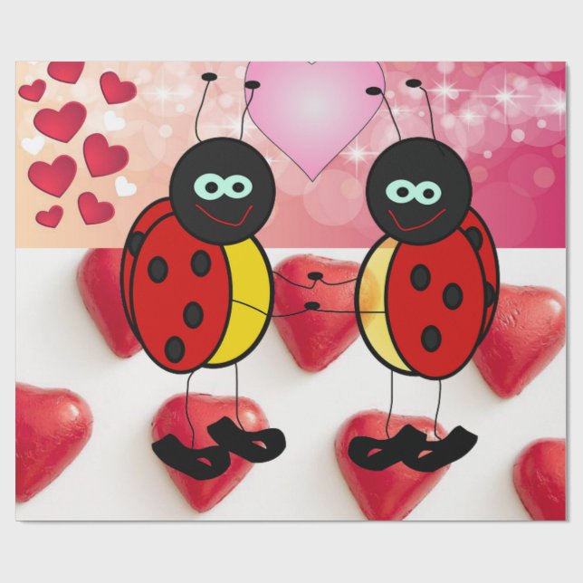 Valentine's Day Wrapping Paper (Flat)