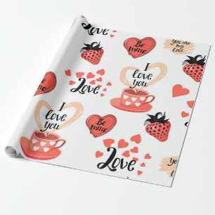 Valentines Day Wrapping Paper