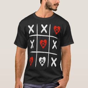 Valentine's Day Xo Game Cute Heart For Cat Girl W T-Shirt