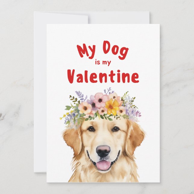 Valentines Day XOXO Cute Pet Puppy Dog Photo Holid Holiday Card (Front)