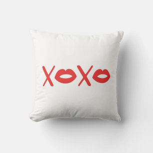 Valentine's Day XOXO Lips Cushion