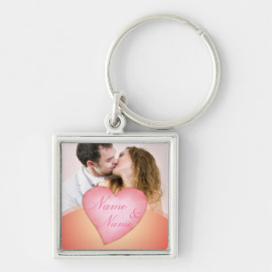 Valentine's day you and me keychain