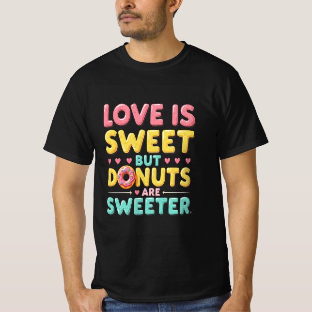 Valentine's Doughnut Delight T-Shirt (Front)