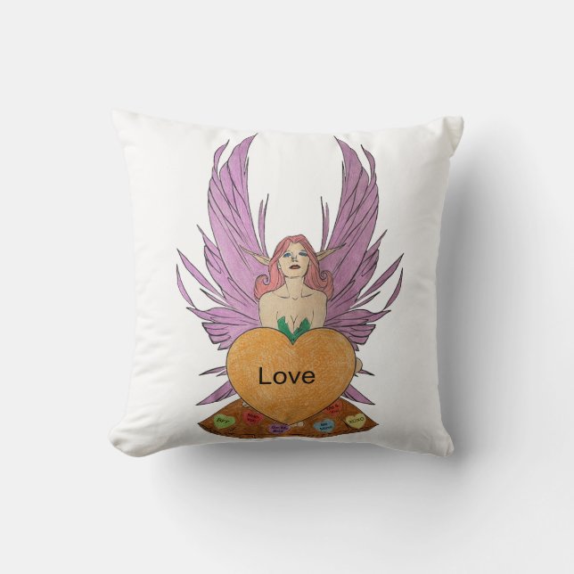 Valentines Faerie Cushion (Front)