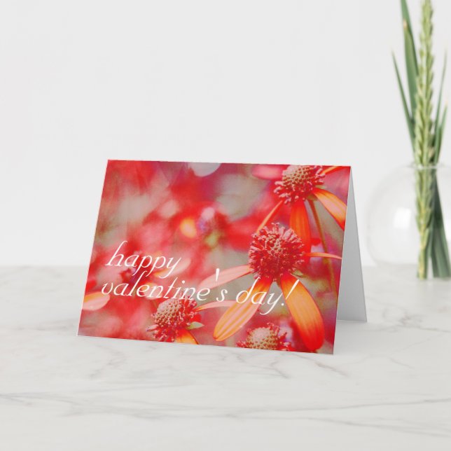 Valentine's Floral Holiday Card (Front)