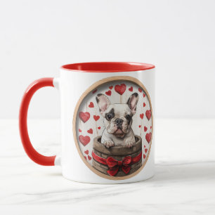 Valentines French Bulldog Mug