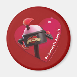 Valentine's Fridge Magnet for Scorpio