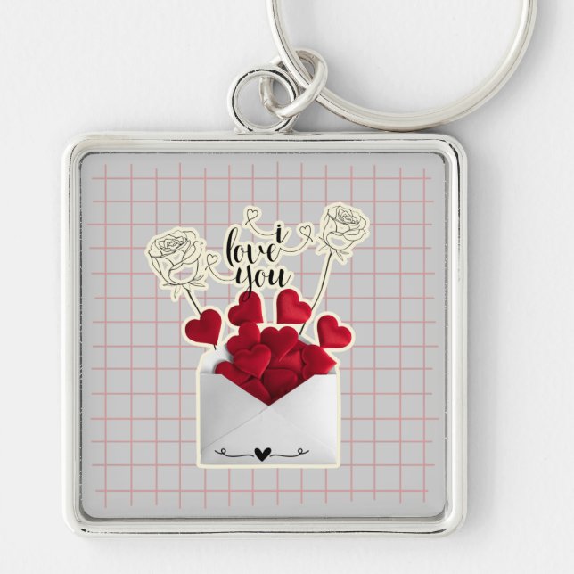 Valentines gift key ring (Front)