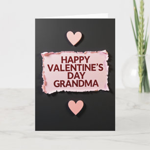 Valentines Grandma Love Card