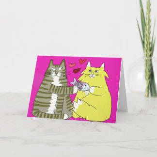 Valentine's Happicats Holiday Card