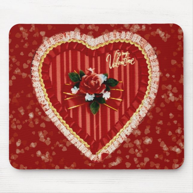 Valentine's Heart Mousepad (Front)