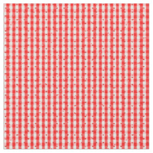 Valentines heart on red check with red glitter fabric