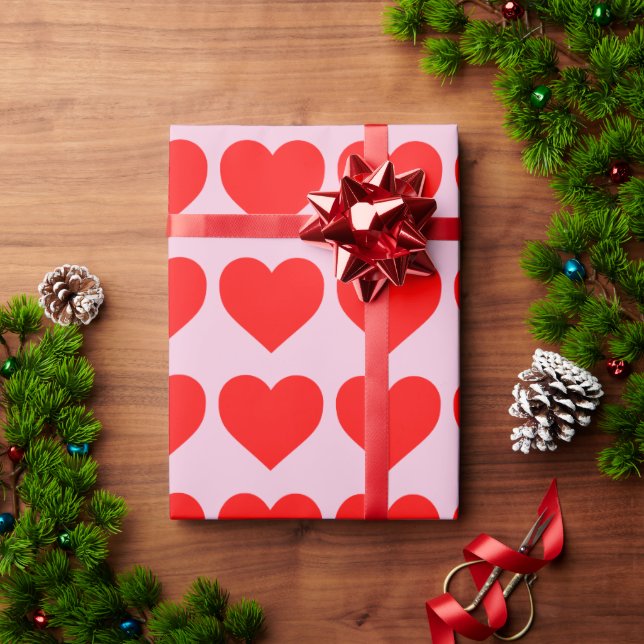 VALENTINES HEART WRAPPING PAPER (Holiday Gift)