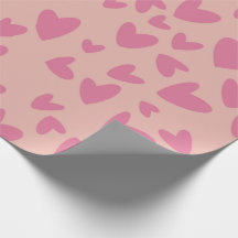 Valentines heart wrapping paper