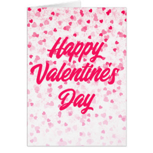 Valentine's Hearts and Love Greeting Card