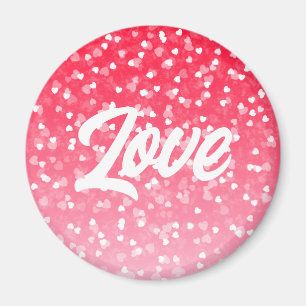 Valentine's Hearts and Love Magnet