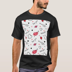 Valentine's Hearts Arrow Seamless T-Shirt