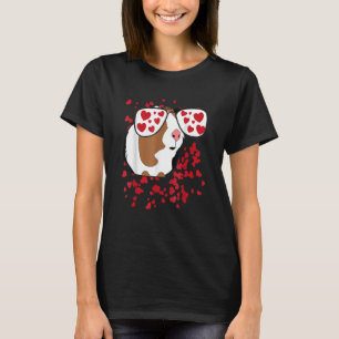 Valentines Hearts Guinea Pig T-Shirt