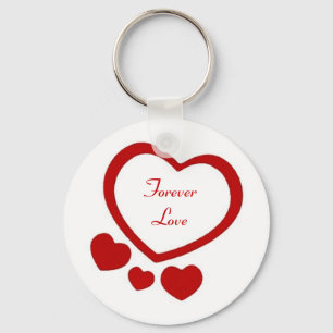 Valentines Hearts Keychain