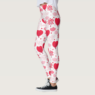Valentines Hearts Leggings