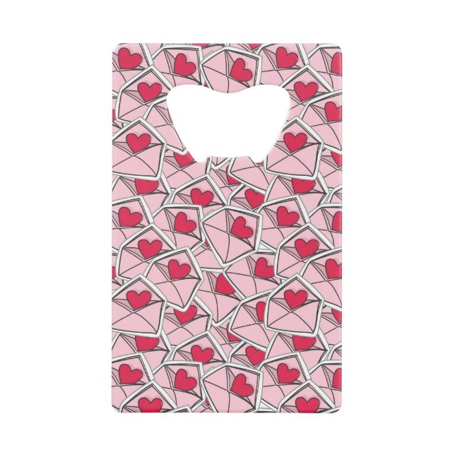 Valentine's Hearts on Envelopes (Front)
