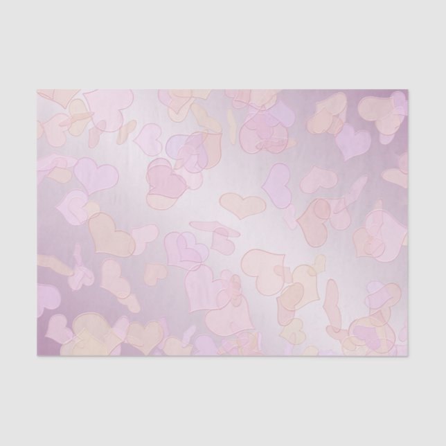 valentine's holiday texture tissue paper (Front)