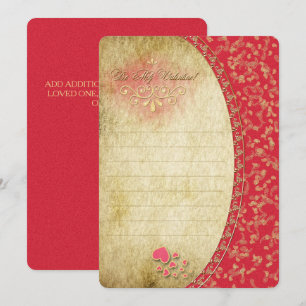 VALENTINES ~ Invitation Card