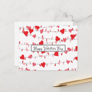 Valentine's Lights Postcard