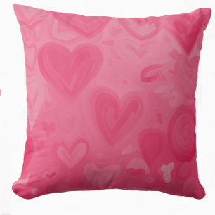 Valentines Love Hearts  Cushion