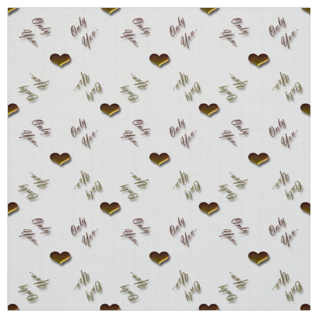 valentines love pattern with hearts. fabric (Swatch)