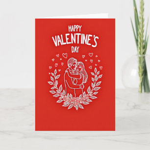 Valentines Love Story Card