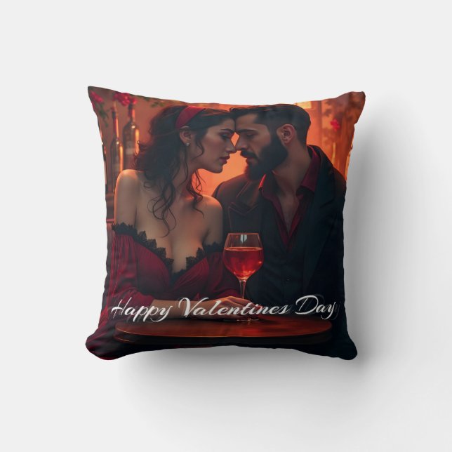 Valentine's Magic with Romantic Togetherness Cushion (Front)