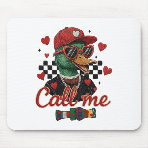 Valentines Mallard Duck Hunting Crochet Latch Hook Mouse Pad